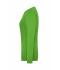 Damen Ladies' ORGANIC Stretch-Longsleeve Work - SOLID -   OCS Blended Lime-green 8706
