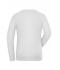 Damen Ladies' ORGANIC Stretch-Longsleeve Work - SOLID -   OCS Blended White 8706