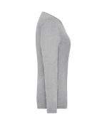 Damen Ladies' Stretch-Longsleeve Work - SOLID - OCS Standard Grey-heather 8706