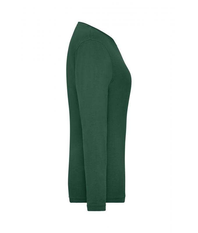 Ladies Ladies' Stretch-Longsleeve Work - SOLID - OCS Standard Dark-green 8706