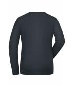Ladies Ladies' Stretch-Longsleeve Work - SOLID - OCS Standard Carbon 8706