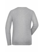 Dames Ladies' Stretch-Longsleeve Work - SOLID - OCS Standard Heather-grijs 8706