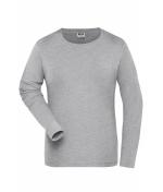 Dames Ladies' Stretch-Longsleeve Work - SOLID - OCS Standard Heather-grijs 8706