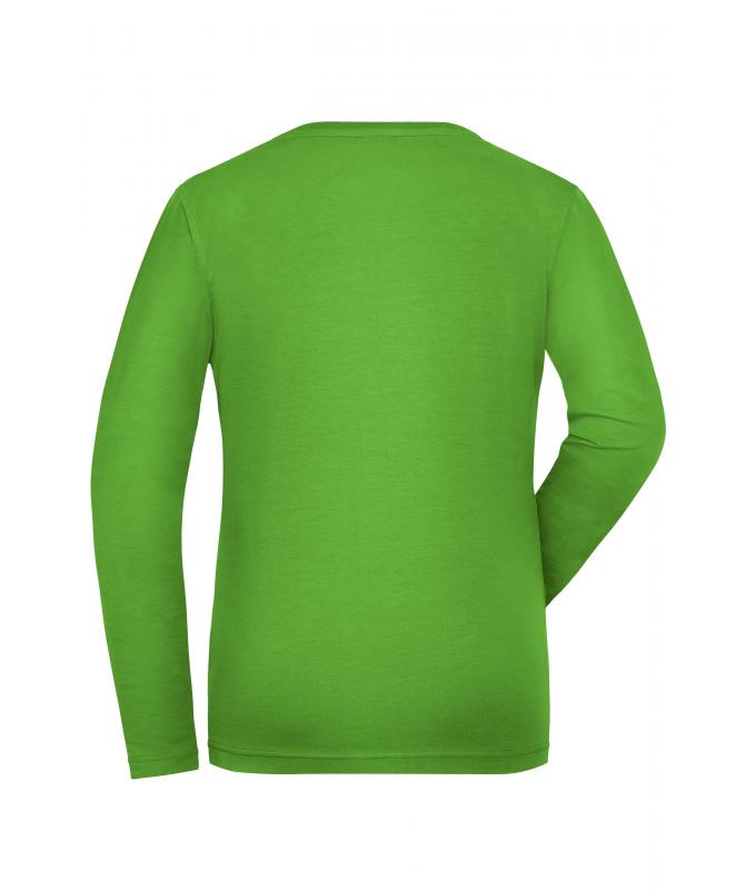 Dames Ladies' Stretch-Longsleeve Work - SOLID - OCS Standard Lime 8706