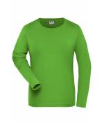 Dames Ladies' Stretch-Longsleeve Work - SOLID - OCS Standard Lime 8706