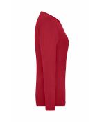 Dames Ladies' Stretch-Longsleeve Work - SOLID - OCS Standard Rood 8706
