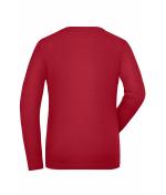 Dames Ladies' Stretch-Longsleeve Work - SOLID - OCS Standard Rood 8706