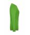 Femme T-shirt de travail manches longues BIO Stretch femme - SOLID -   OCS Blended Vert-citron 8706