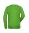 Femme T-shirt de travail manches longues BIO Stretch femme - SOLID - Vert-citron 8706