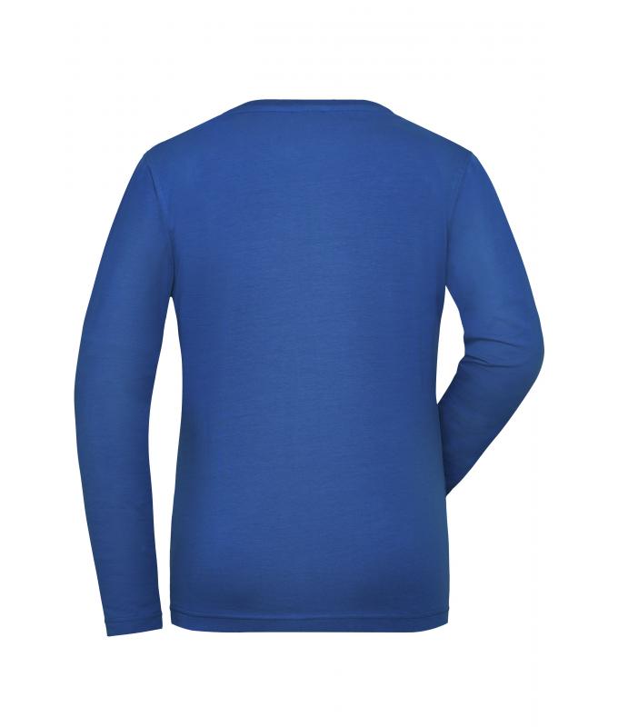 Femme T-shirt de travail manches longues Stretch femme - SOLID - OCS Standard Royal 8706