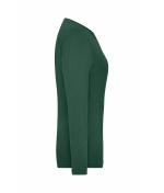 Femme T-shirt de travail manches longues Stretch femme - SOLID - OCS Standard Vert-foncé 8706