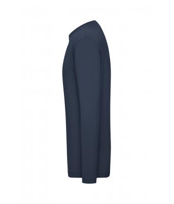 Heren Men's BIO Stretch-Longsleeve Work - SOLID -   OCS Blended Navy 8705