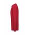 Heren Men's BIO Stretch-Longsleeve Work - SOLID -   OCS Blended Rood 8705