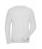 Heren Men's BIO Stretch-Longsleeve Work - SOLID -   OCS Blended Wit 8705