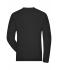 Heren Men's BIO Stretch-Longsleeve Work - SOLID -   OCS Blended Zwart 8705