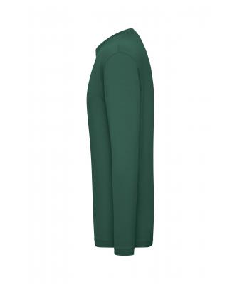 Heren Men's Stretch-Longsleeve Work - SOLID -   OCS Standard Donkergroen 8705