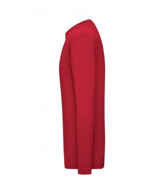 Heren Men's Stretch-Longsleeve Work - SOLID -   OCS Standard Rood 8705