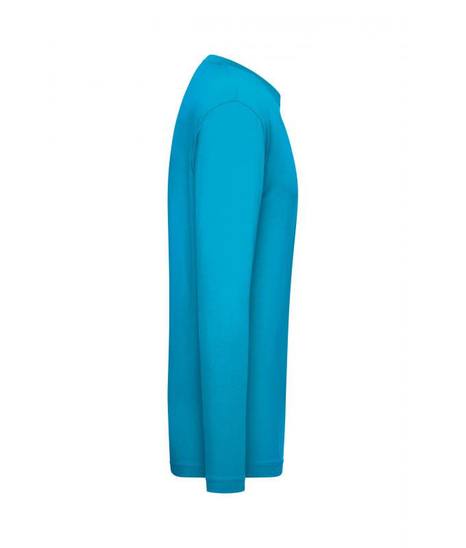 Men Men's Stretch-Longsleeve Work - SOLID - OCS Standard Turquoise 8705