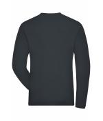 Herren Men's Stretch-Longsleeve Work - SOLID - OCS Standard Carbon 8705