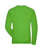 Men Men's Stretch-Longsleeve Work - SOLID - OCS Standard Lime-green 8705