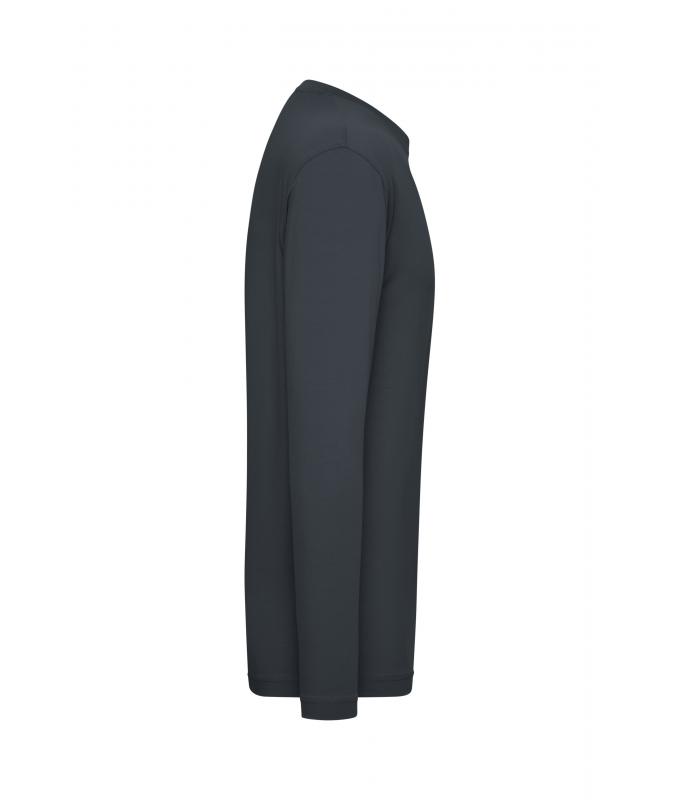 Men Men's Stretch-Longsleeve Work - SOLID - OCS Standard Carbon 8705