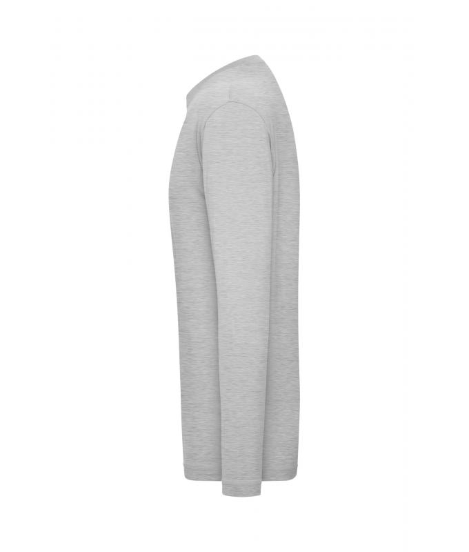 Men Men's Stretch-Longsleeve Work - SOLID - OCS Standard Grey-heather 8705