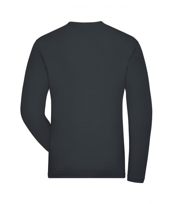 Heren Men's Stretch-Longsleeve Work - SOLID - OCS Standard Carbon 8705