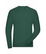 Herren Men's Stretch-Longsleeve Work - SOLID - OCS Standard Dark-green 8705