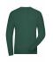 Homme T-shirt de travail manches longues BIO Stretch homme - SOLID -   OCS Blended Vert-foncé 8705