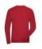 Homme T-shirt de travail manches longues BIO Stretch homme - SOLID -   OCS Blended Rouge 8705