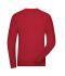 Homme T-shirt de travail manches longues BIO Stretch homme - SOLID - Rouge 8705