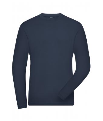 Homme T-shirt de travail manches longues Stretch homme - SOLID -   OCS Standard Marine 8705