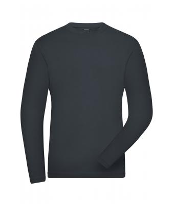 Homme T-shirt de travail manches longues Stretch homme - SOLID -   OCS Standard Carbone 8705