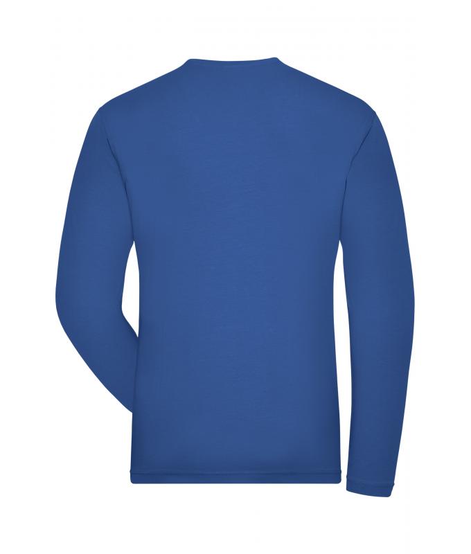 Homme T-shirt de travail manches longues Stretch homme - SOLID - OCS Standard Royal 8705