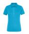 Dames Ladies' BIO Stretch-Polo Work - SOLID -   OCS Blended Turquoise 8704