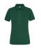 Dames Ladies' BIO Stretch-Polo Work - SOLID -   OCS Blended Donkergroen 8704