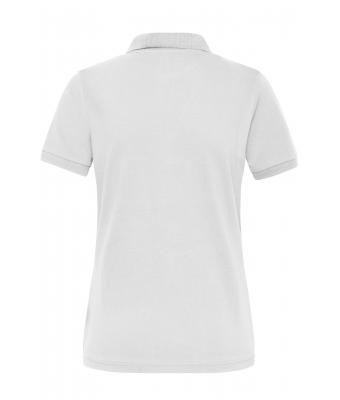 Dames Ladies' BIO Stretch-Polo Work - SOLID -   OCS Blended Wit 8704