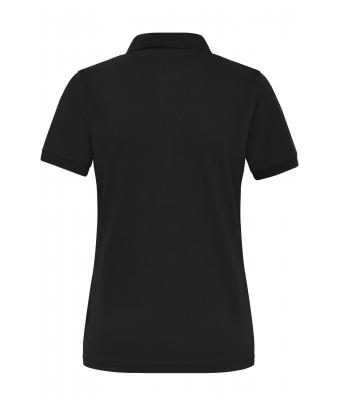 Dames Ladies' BIO Stretch-Polo Work - SOLID -   OCS Blended Zwart 8704