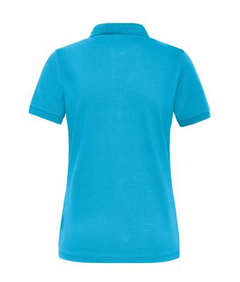 Damen Ladies' Stretch-Polo Work - SOLID -   OCS Blended Turquoise 8704