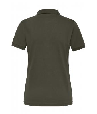 Damen Ladies' Stretch-Polo Work - SOLID -   OCS Blended Olive 8704