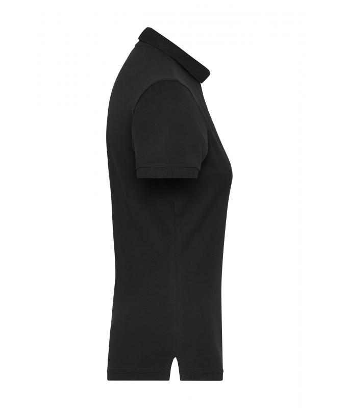 Ladies Ladies' Stretch-Polo Work - SOLID - OCS Blended Black 8704