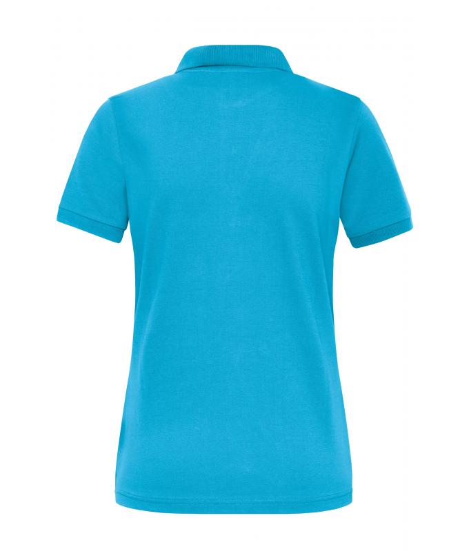 Ladies Ladies' Stretch-Polo Work - SOLID - OCS Blended Turquoise 8704