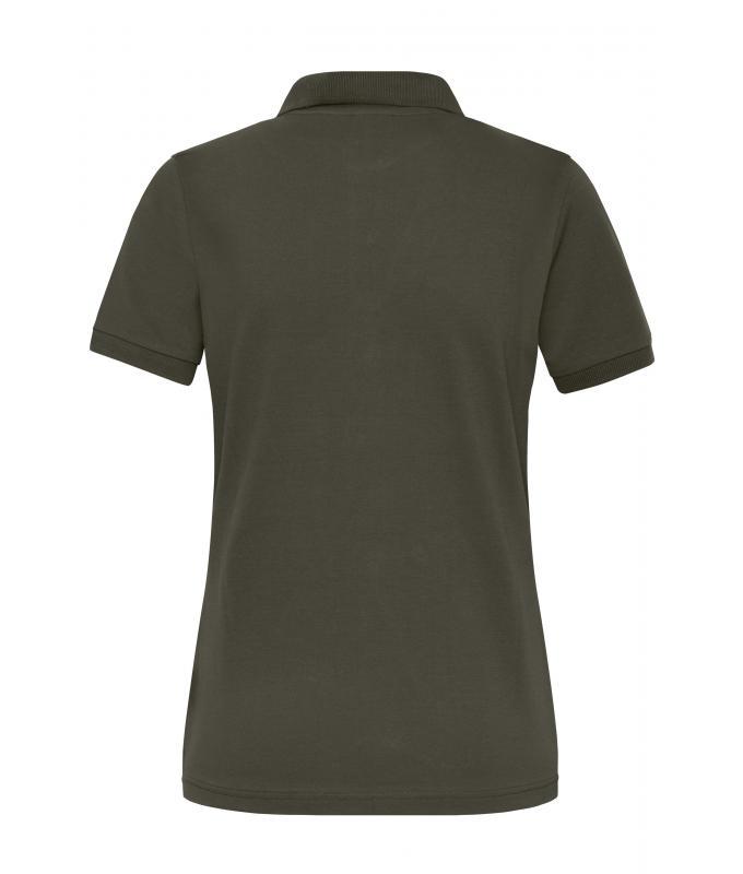 Dames Ladies' Stretch-Polo Work - SOLID - OCS Blended Olijf 8704