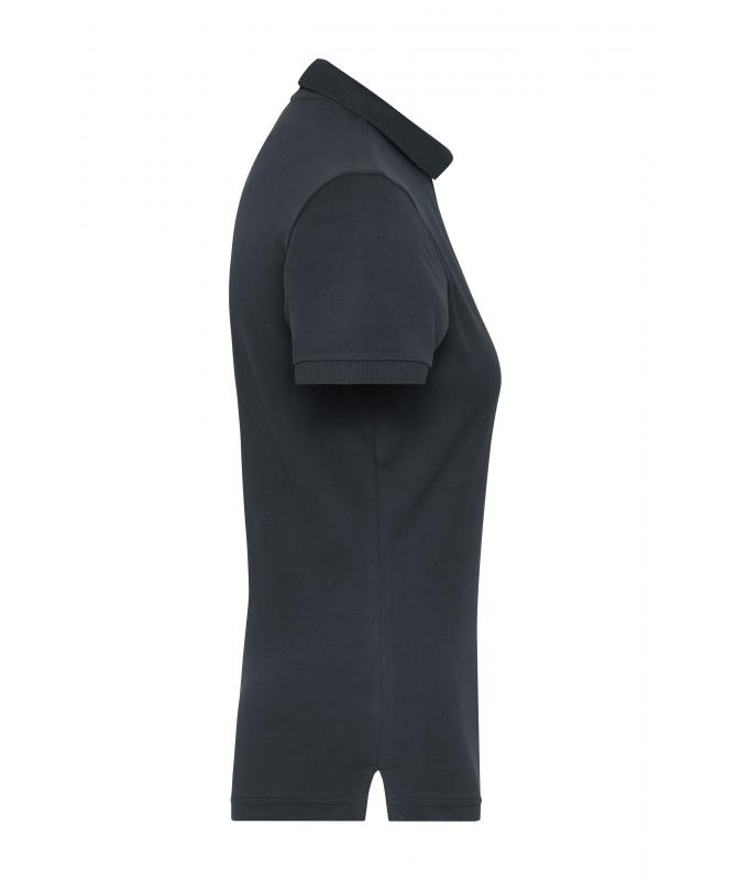 Damen Ladies' Stretch-Polo Work - SOLID - OCS Blended Carbon 8704