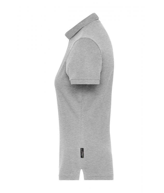 Ladies Ladies' Stretch-Polo Work - SOLID - OCS Blended Grey-heather 8704