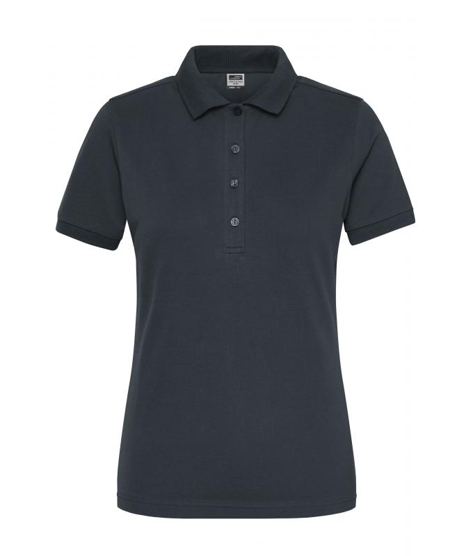 Dames Ladies' Stretch-Polo Work - SOLID - OCS Blended Carbon 8704