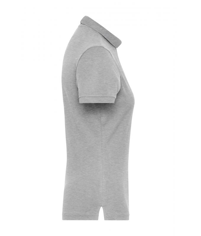 Dames Ladies' Stretch-Polo Work - SOLID - OCS Blended Heather-grijs 8704