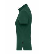 Dames Ladies' Stretch-Polo Work - SOLID - OCS Blended Donkergroen 8704
