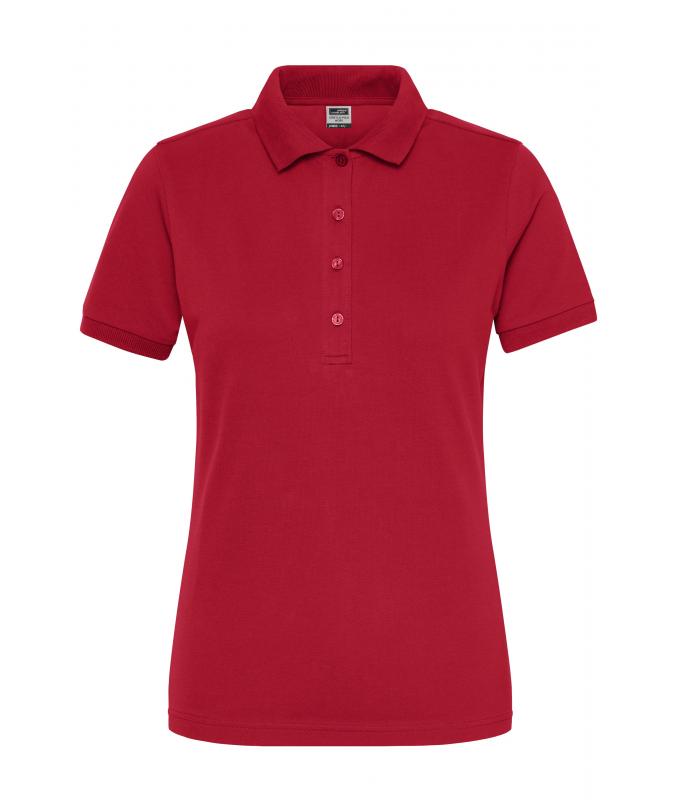 Dames Ladies' Stretch-Polo Work - SOLID - OCS Blended Rood 8704