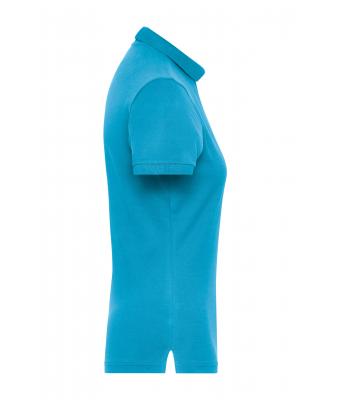 Femme Polo de travail BIO Stretch femme - SOLID -   OCS Blended Turquoise 8704